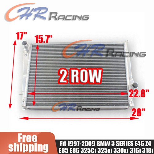 Aluminum radiator for bmw - aluminum, e46