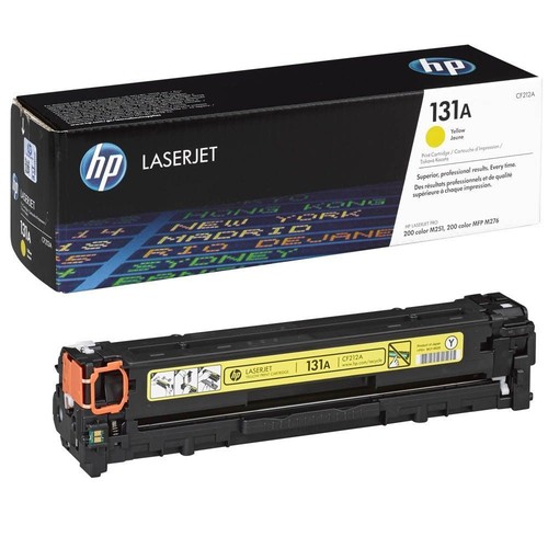 131a toner laserjet jaune - hp,