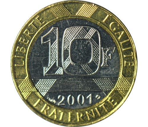 Pièce france francs génie - pièce,