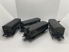 PIKO, HO, 4 voitures voyageurs dans leur boites modellbahnwagen made in germany