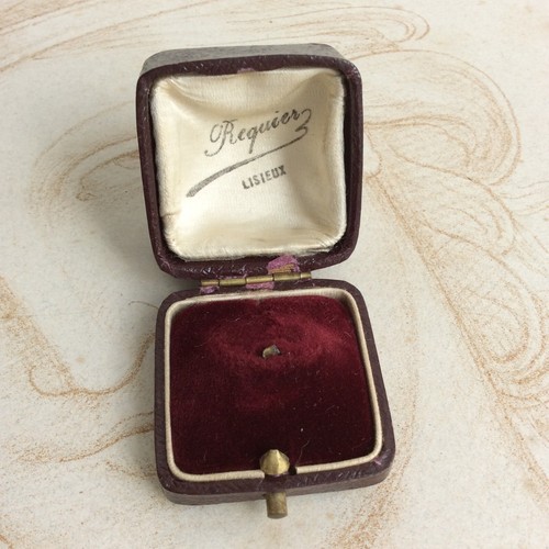 Ecrin bijou ancien cuir - bijou, en