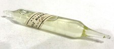 Ancienne Ampoule Medicale pour injection Huile niaoulinée cabinet de curiosité 