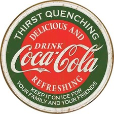 Plaque vintage coca cola - coca,