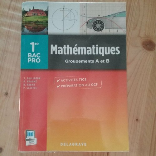 Livre 1er bac pro - livre,