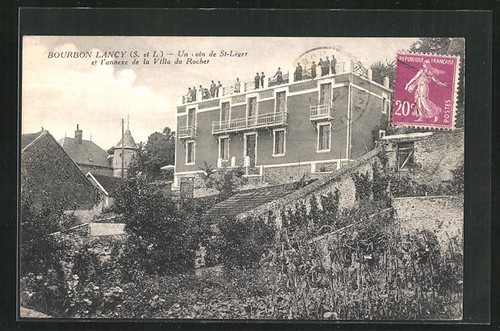 Cpa bourbon lancy coin - coin, de