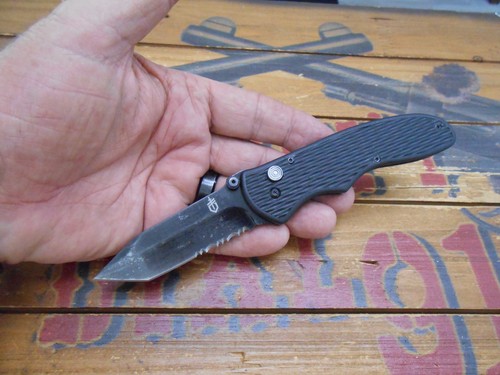 Gerber fast draw pocket knife - draw,
