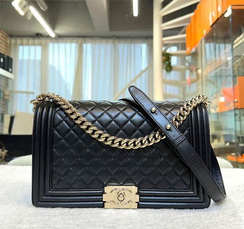 Chanel sac boy - chanel, cuir