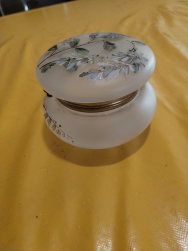 Bonbonniere verre satiné - verre,