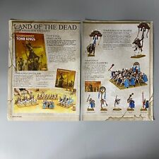 Tomb Kings De Bataillon Armées Livre Warhammer 6TH Édition Vintage Rétro Annonce