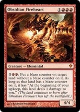 mtg magic obsidian fireheart