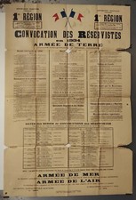 Convocation des réservistes