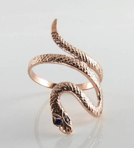 Anneau serpent style - serpent,