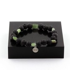 Bracelet Apatite verte de