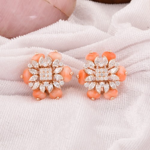 Poire diamant corail - /,