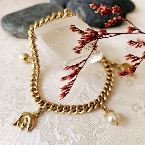 Bracelet breloques vintage - breloques,