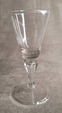 Verre vin soufflé baroque du