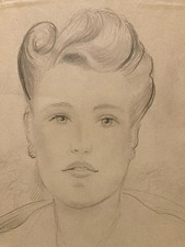 Drawing 1938 portrait bust