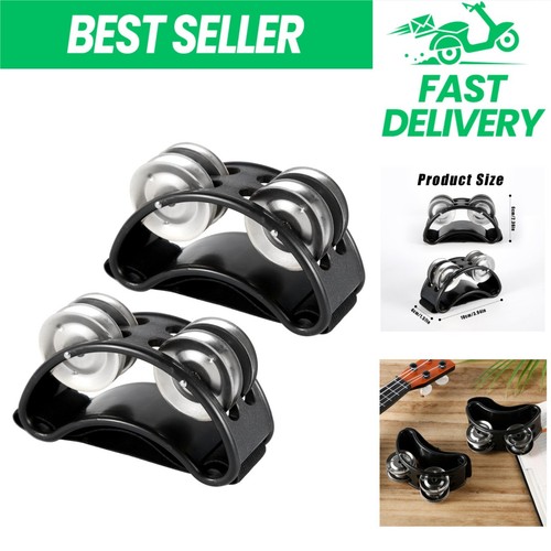 Tambourin pied 2pcs avec - 2pcs,