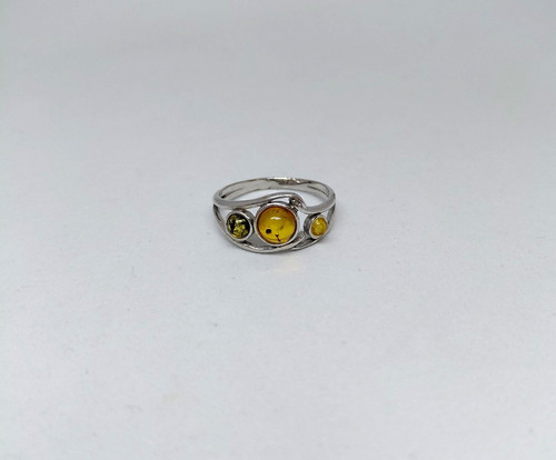Bague ambre t61 - bague, bijoux
