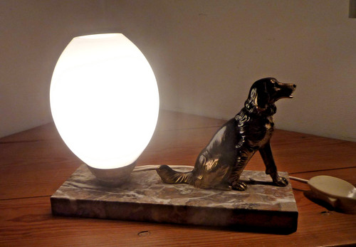 Lampe veilleuse art déco - lampe,
