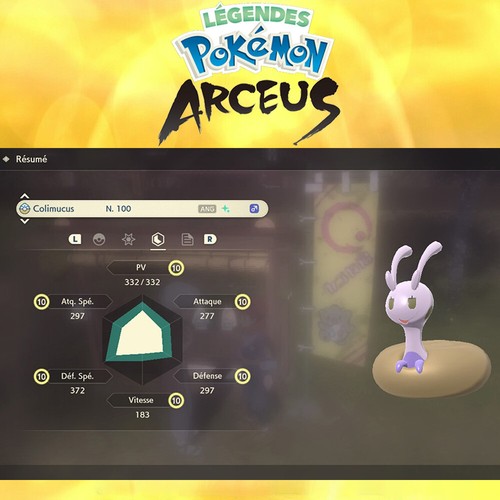 Colimucus hisui shiny - de,