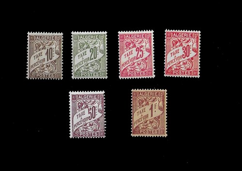 Timbres algerie 1926 taxe - algerie,