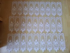 Lot de 3 rideaux brise bise ajourés