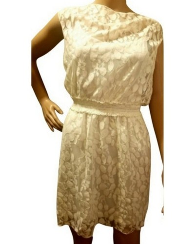 Studio white lace dress - studio, m
