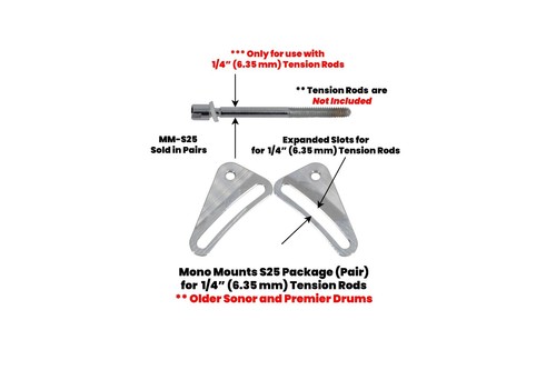 Gruv click mono mount - gruv-x, 1/4"