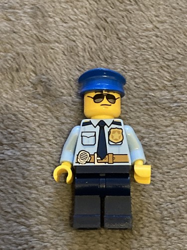 Lego figurine homme police - figurine,