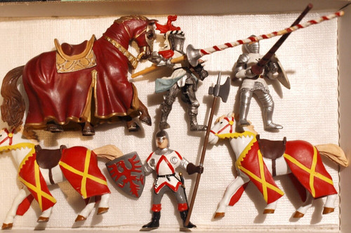 Lot figurine ancienne schleich - lot,