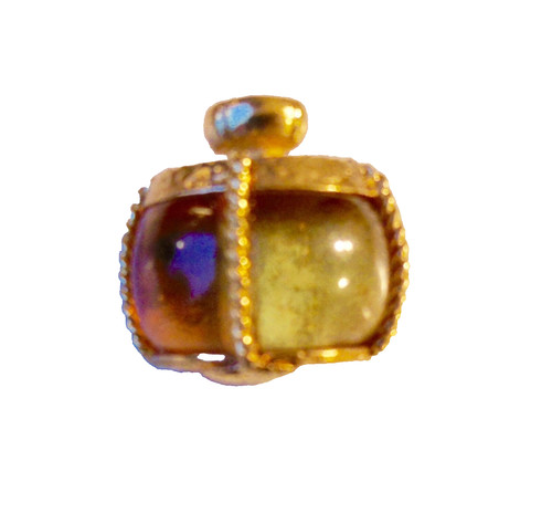 Broche pendentif parfum - broche,