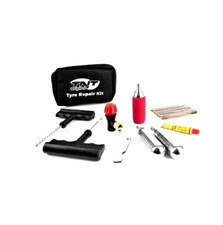 Kit de Réparation Pneu Tubeless Voiture Moto Auto Crevaison + 5X Mèche Neuf