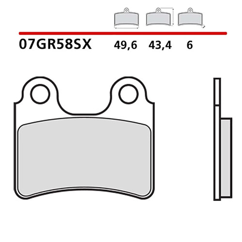 Kit plaquettes frein - kit,