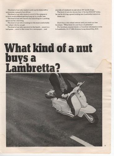 Vintage lambretta motor - vintage,