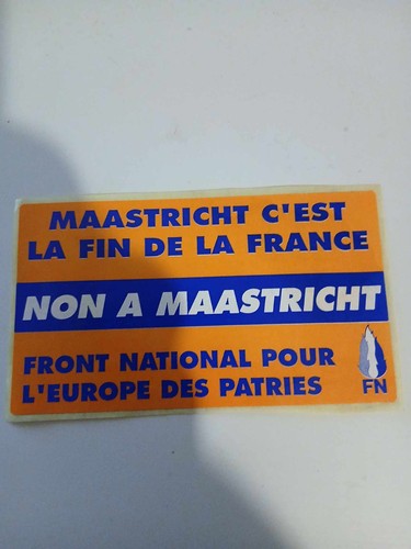 Autocollant front national - front,