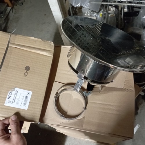 Chapeau aspirateur inox - chapeau,