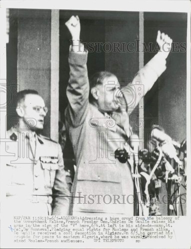 1958 press photo french - press,
