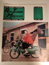 RTM Revue Technique Motocycliste 1954 ancienne Moto Zundapp S 200 AMC 98cc