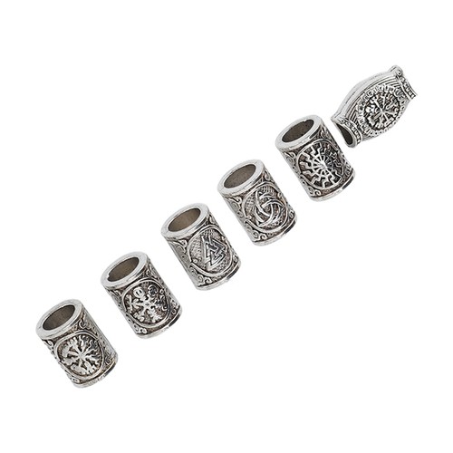 6pcs beads barbe - barbe, Élégants