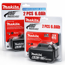 2 X Makita BL1860 Batterie 18