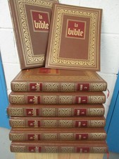 livres la bible  7volumes  1 fascicule -Hachette 1972 état NEUF