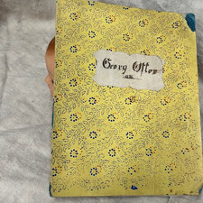 CAHIER SCOLAIRE 1876 MANUSCRIT EPOQUE VICTORIENNE