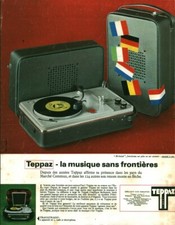 Publicité ancienne électrophone Teppaz  la musique sans 1968 issue de magazine