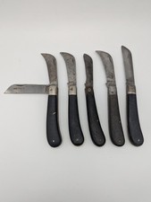 Lot de 5 Couteaux, Serpettes ou couteaux d'éléctricien