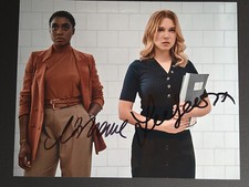Photo signée Lashana Lynch + Léa Seydoux - No Time To Die - Autographes avec COA