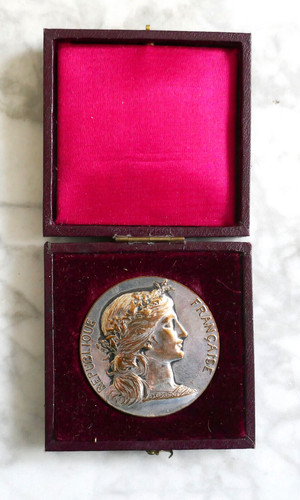 Medaille bronze argente - en,