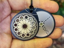 Double pendentif Rosace