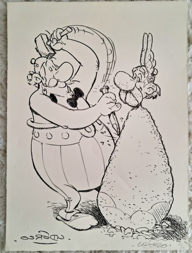 Lithographie originale uderzo - lithographie,