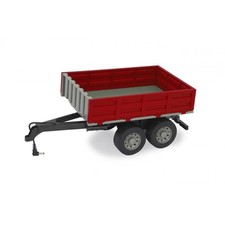 [413108] Jamara Remorque Basculante rouge pour RC tracteur 1:16